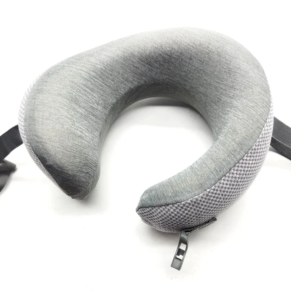 C CUSHION‎ LAB Ergonomic Travel Neck Pillow Gray Medium Airplane